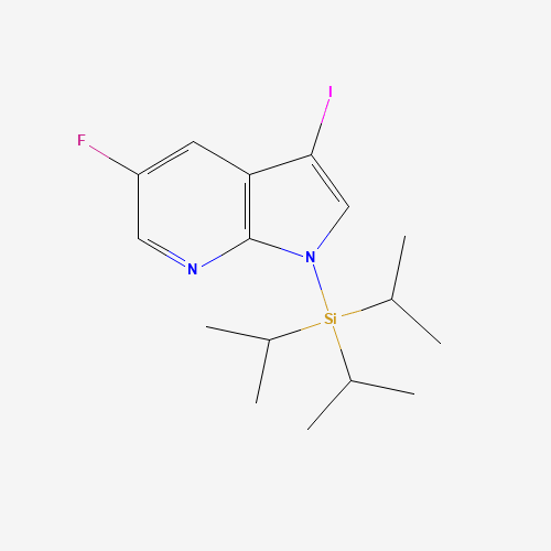 5-Fluoro-3-iodo-1-triisopropylsilanyl-1H-pyrrolo[2,3-b]pyridine (CAS: 928653-76-3) - Related Chemical Product