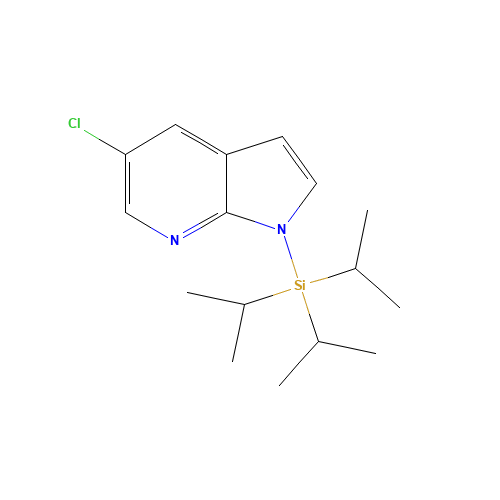 5-Chloro-1-triisopropylsilanyl-1H-pyrrolo[2,3-b]pyridine (CAS: 918523-59-8) - Related Chemical Product