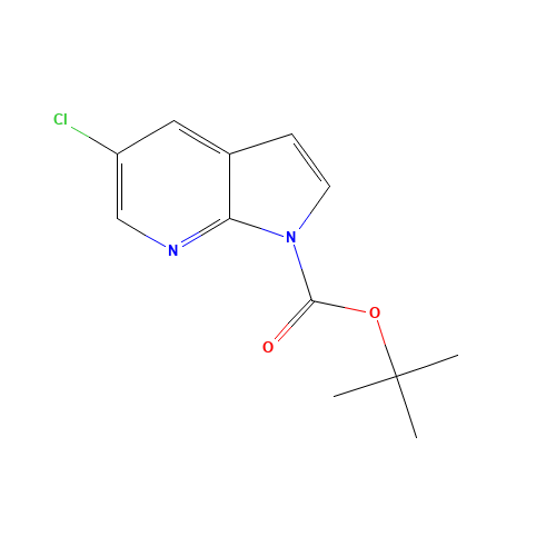 5-Chloro-pyrrolo[2,3-b]pyridine-1-carboxylic acid tert-butyl ester (CAS: 928653-82-1) - Related Chemical Product