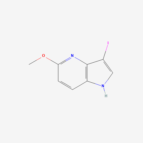 3-Iodo-5-methoxy-1H-pyrrolo[3,2-b]pyridine (CAS: 913983-30-9) - Chemical Structure and Molecular Formula 