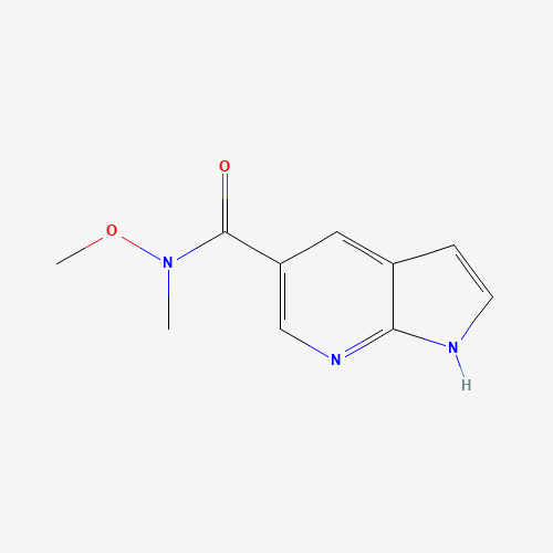 1H-Pyrrolo[2,3-b]pyridine-5-carboxylic acid methoxy-methyl-amide (CAS: 944936-49-6) - Related Chemical Product