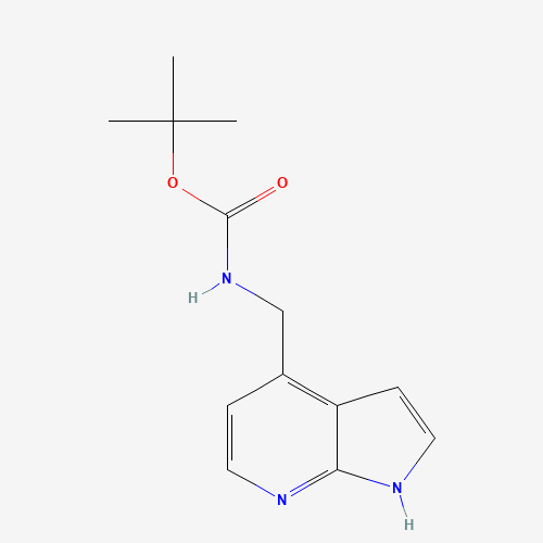 tert-Butyl (1H-pyrrolo[2,3-b]pyridin-4-yl)-methylcarbamate (CAS: 956485-62-4) - Chemical Structure and Molecular Formula 