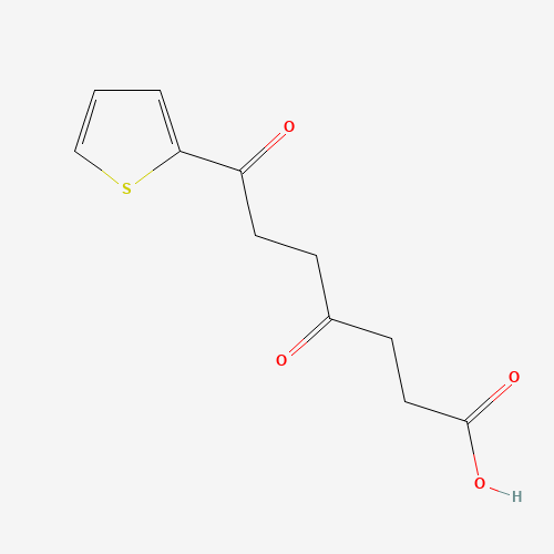 4,7-Dioxo-7-thiophen-2-yl-heptanoic acid (CAS: 24090-18-4) - Chemical Structure and Molecular Formula 
