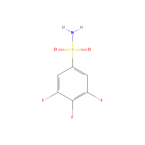 3,4,5-Trifluorobenzenesulfonamide (CAS: 913472-55-6) - Chemical Structure and Molecular Formula 