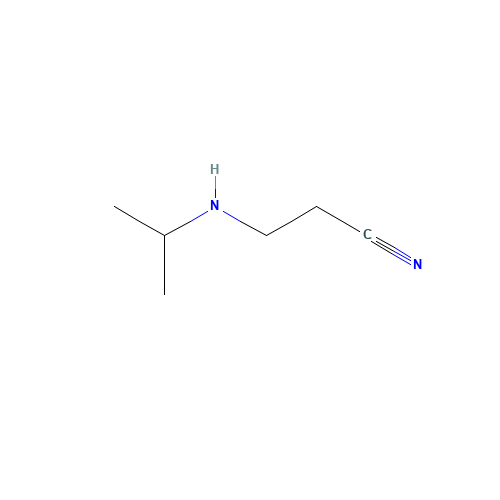 3-(Isopropylamino)propanenitrile (CAS: 692-98-8) - Chemical Structure and Molecular Formula 