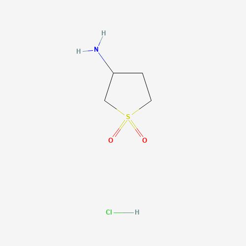 1,1-Dioxidotetrahydrothien-3-ylamine hydrochloride (CAS: 51642-03-6) - Chemical Structure and Molecular Formula 