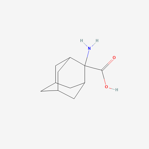 2-Aminoadamantane-2-carboxylic acid (CAS: 42381-05-5) - Chemical Structure and Molecular Formula 