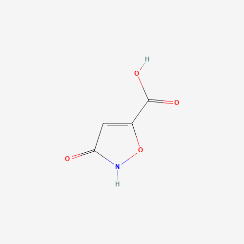 3-Hydroxyisoxazole-5-carboxylic acid (CAS: 13626-60-3) - Chemical Structure and Molecular Formula 