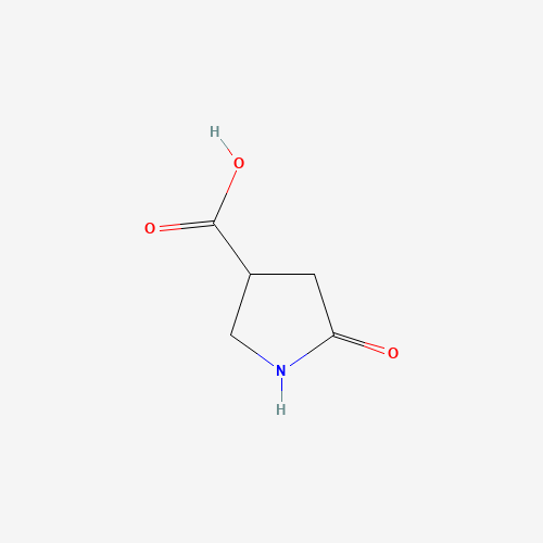 5-Oxopyrrolidine-3-carboxylic acid (CAS: 7268-43-1) - Chemical Structure and Molecular Formula 