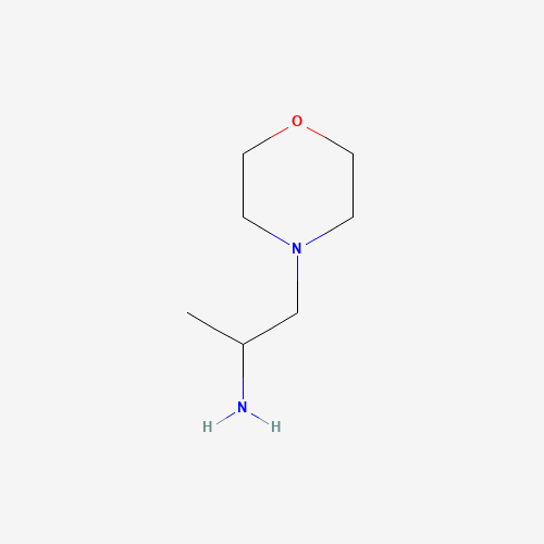 1-Methyl-2-morpholin-4-ylethylamine (CAS: 50998-05-5) - Chemical Structure and Molecular Formula 