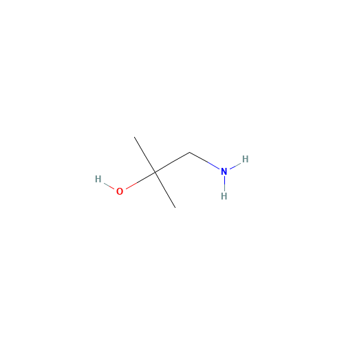 1-Amino-2-methylpropan-2-ol (CAS: 2854-16-2) - Chemical Structure and Molecular Formula 