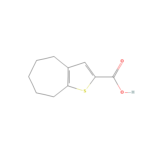 5,6,7,8-Tetrahydro-4H-cyclohepta[b]thiophene-2-carboxylic acid (CAS: 40133-08-2) - Related Chemical Product
