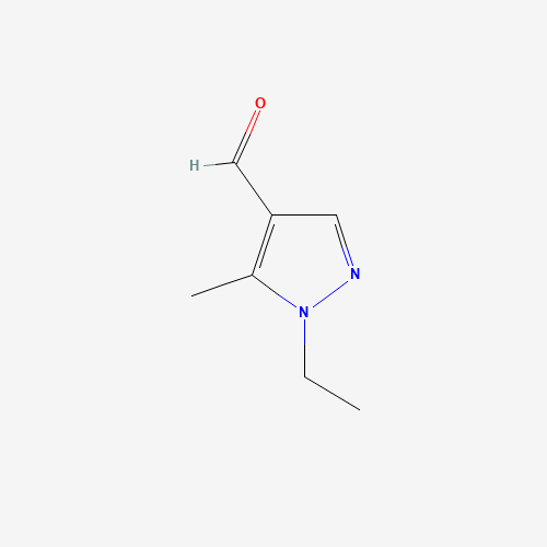 1-Ethyl-5-methyl-1H-pyrazole-4-carbaldehyde (CAS: 933778-29-1) - Chemical Structure and Molecular Formula 