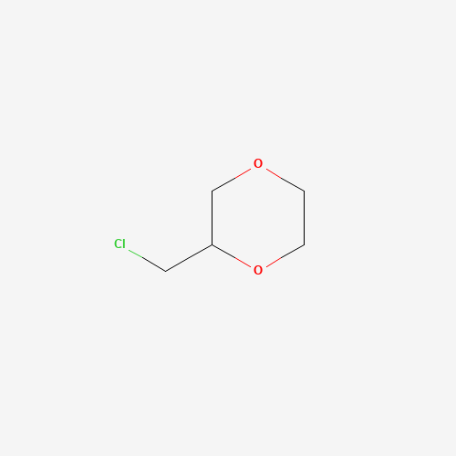 2-(Chloromethyl)-1,4-dioxane (CAS: 21048-16-8) - Chemical Structure and Molecular Formula 