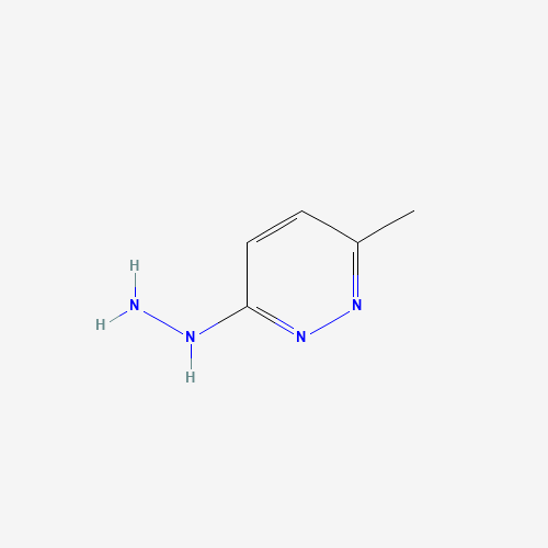 3-Hydrazino-6-methylpyridazine (CAS: 38956-79-5) - Chemical Structure and Molecular Formula 