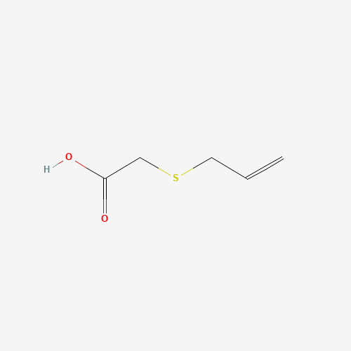 (Allylthio)acetic acid (CAS: 20600-63-9) - Chemical Structure and Molecular Formula 