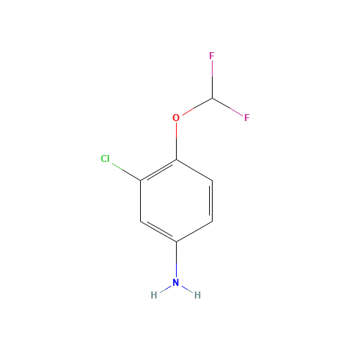 3-Chloro-4-(difluoromethoxy)aniline (CAS: 39211-55-7) - Related Chemical Product