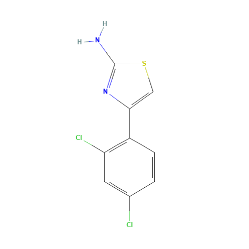 4-(2,4-Dichlorophenyl)-1,3-thiazol-2-amine (CAS: 93209-97-3) - Related Chemical Product