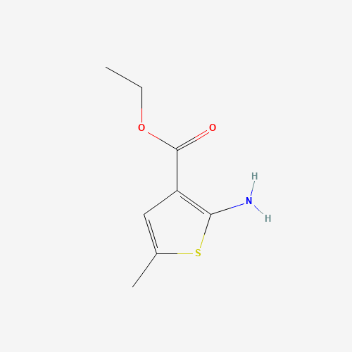 Ethyl 2-amino-5-methylthiophene-3-carboxylate (CAS: 4815-32-1) - Chemical Structure and Molecular Formula 