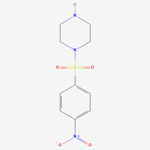 1-[(4-Nitrophenyl)sulfonyl]piperazine (CAS: 403825-44-5) - Chemical Structure and Molecular Formula 