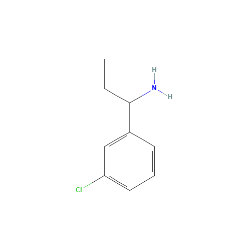 1-(3-Chlorophenyl)propan-1-amine (CAS: 40023-86-7) - Related Chemical Product