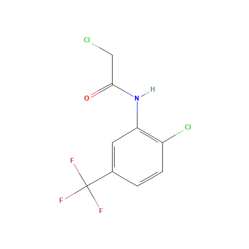 2-Chloro-N-[2-chloro-5-(trifluoromethyl)phenyl]-acetamide (CAS: 328-26-7) - Related Chemical Product
