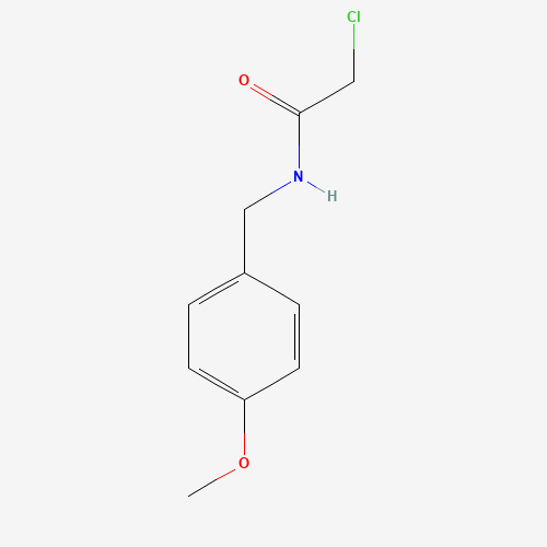 2-Chloro-N-(4-methoxybenzyl)acetamide (CAS: 81494-05-5) - Chemical Structure and Molecular Formula 