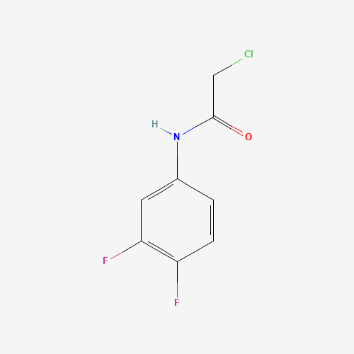 2-Chloro-N-(3,4-difluorophenyl)acetamide (CAS: 76778-13-7) - Chemical Structure and Molecular Formula 