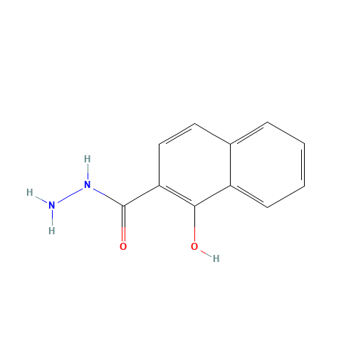 1-Hydroxy-2-naphthohydrazide (CAS: 7732-44-7) - Chemical Structure and Molecular Formula 