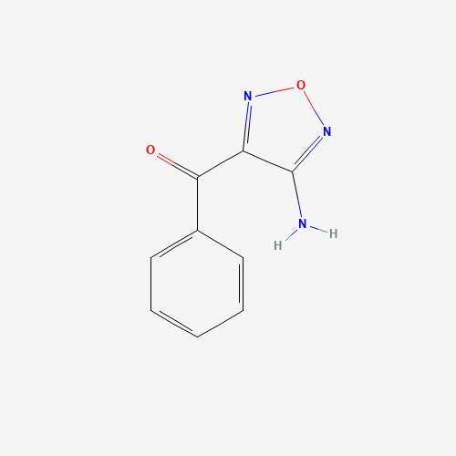 (4-Amino-1,2,5-oxadiazol-3-yl)(phenyl)methanone (CAS: 38924-53-7) - Chemical Structure and Molecular Formula 