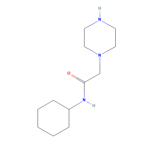 N-Cyclohexyl-2-piperazin-1-ylacetamide (CAS: 64204-55-3) - Related Chemical Product