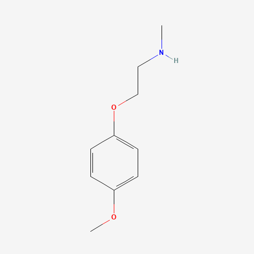 2-(4-Methoxyphenoxy)-N-methyl-1-ethanamine (CAS: 102246-82-2) - Chemical Structure and Molecular Formula 