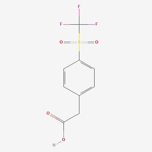 4-(Trifluoromethylsulfony)phenylacetic acid (CAS: 1099597-82-6) - Related Chemical Product