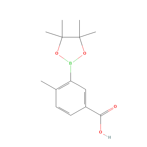 4-Methyl-3-(4,4,5,5-tetramethyl-1,3,2-dioxaborolan-2-yl)benzoic acid (CAS: 515131-35-8) - Related Chemical Product