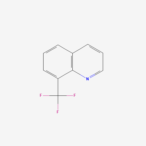 8-(Trifluoromethyl)quinoline (CAS: 317-57-7) - Chemical Structure and Molecular Formula 