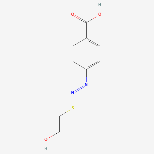 (E)-4-((2-Hydroxyethylthio)diazenyl)benzoic acid (CAS: 331837-01-5) - Related Chemical Product
