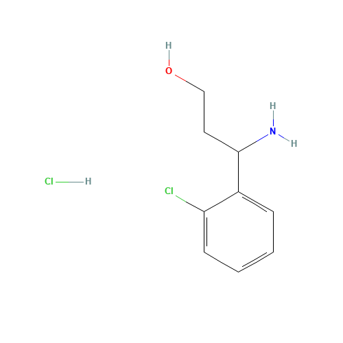3-Amino-3-(2-chloro-phenyl)-propan-1-ol hydrochloride (CAS: 1159826-18-2) - Related Chemical Product