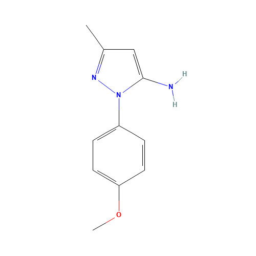 1-(4-Methoxyphenyl)-3-methyl-1H-pyrazol-5-ylamine (CAS: 91331-86-1) - Related Chemical Product