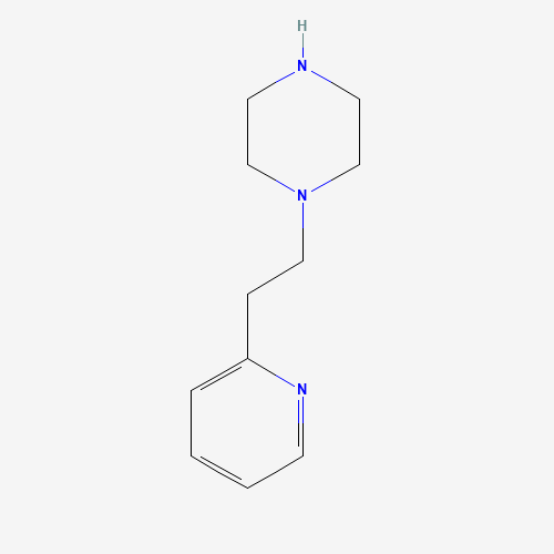 1-(2-Pyridin-2-yl-ethyl)-piperazine (CAS: 53345-15-6) - Chemical Structure and Molecular Formula 