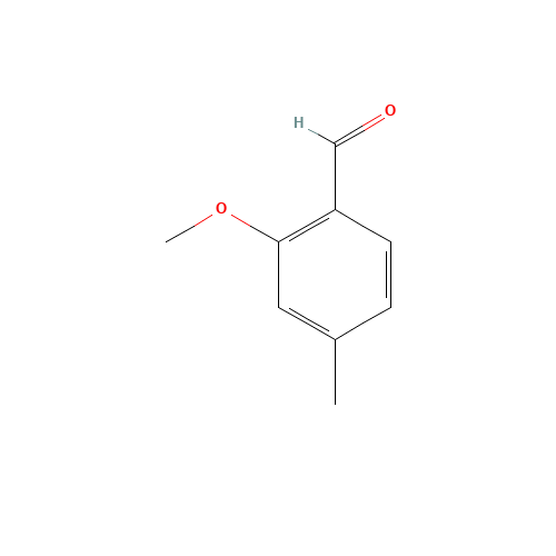 2-Methoxy-4-methyl-benzaldehyde (CAS: 57415-35-7) - Chemical Structure and Molecular Formula 