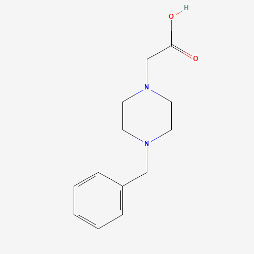 (4-Benzyl-piperazin-1-yl)-acetic acid (CAS: 119929-87-2) - Chemical Structure and Molecular Formula 