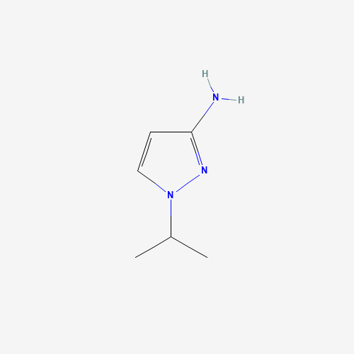 1-Isopropyl-1H-pyrazol-3-ylamine (CAS: 857267-04-0) - Chemical Structure and Molecular Formula 
