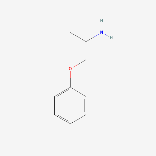 1-Methyl-2-phenoxy-ethylamine (CAS: 35205-54-0) - Chemical Structure and Molecular Formula 