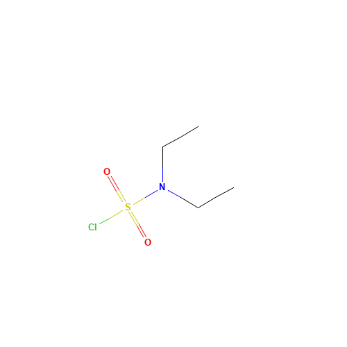 Diethylsulfamoyl chloride (CAS: 20588-68-5) - Chemical Structure and Molecular Formula 