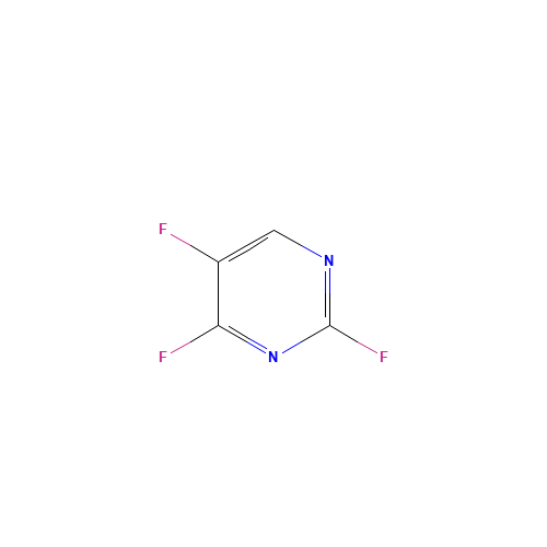 2,4,5-Trifluoropyrimidine (CAS: 17573-79-4) - Chemical Structure and Molecular Formula 