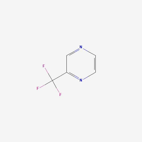 2-(Trifluoromethyl)pyrazine (CAS: 61655-67-2) - Chemical Structure and Molecular Formula 