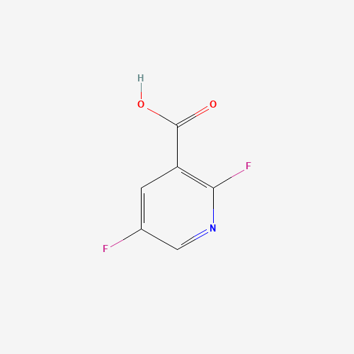 2,5-Difluoropyridine-3-carboxylic acid (CAS: 851386-43-1) - Chemical Structure and Molecular Formula 
