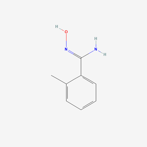 2-Methylbenzamide oxime (CAS: 40312-14-9) - Chemical Structure and Molecular Formula 