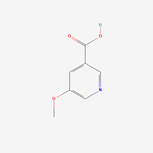 5-Methoxy-nicotinic acid (CAS: 20826-03-3) - Chemical Structure and Molecular Formula 