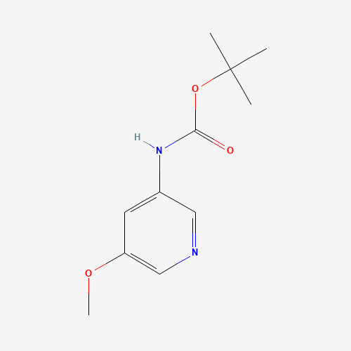 tert-Butyl 5-methoxypyridin-3-ylcarbamate (CAS: 342603-10-5) - Chemical Structure and Molecular Formula 